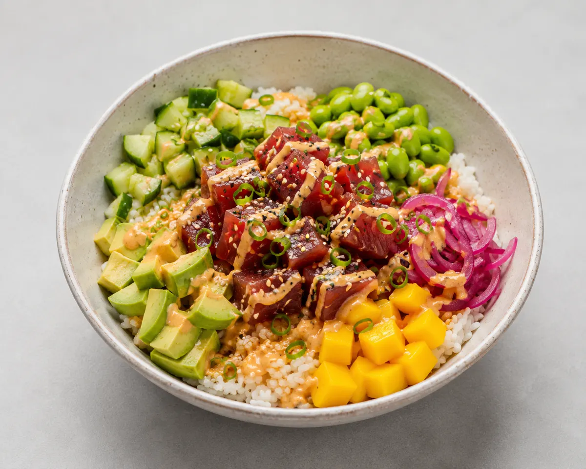 Ahi Tuna Poke Bowl